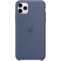 Чехол Silicone case (AAA) для Apple iPhone 11 Pro (5.8'') Голубой (2784)