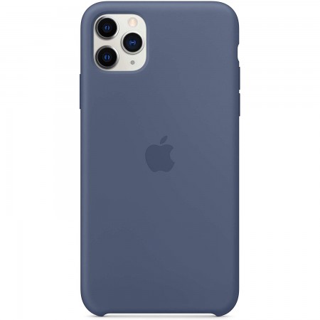Чехол Silicone case (AAA) для Apple iPhone 11 Pro (5.8'') Блакитний (2784)