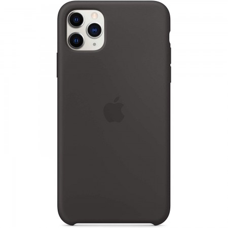 Чехол Silicone case (AAA) для Apple iPhone 11 Pro (5.8'') Черный (2783)