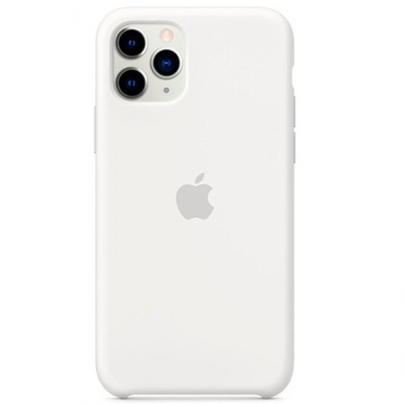 Чехол Silicone case (AAA) для Apple iPhone 11 Pro (5.8'') Белый (2780)