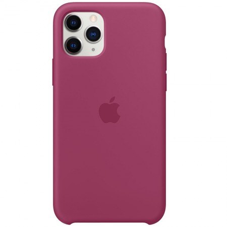 Чехол Silicone case (AAA) для Apple iPhone 11 Pro Max (6.5'') Малиновый (2792)