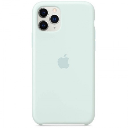 Чехол Silicone case (AAA) для Apple iPhone 11 Pro Max (6.5'') Серый (2799)