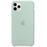 Чехол Silicone case (AAA) для Apple iPhone 11 Pro Max (6.5'') Бірюзовий (2801)