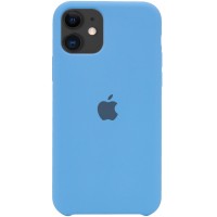 Чехол Silicone Case (AA) для Apple iPhone 11 (6.1'') Голубой (2809)