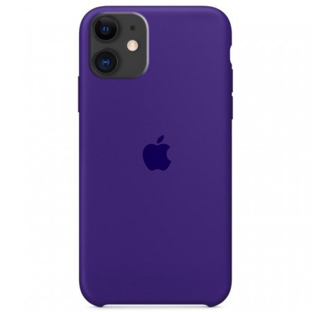 Чехол Silicone Case (AA) для Apple iPhone 11 (6.1'') Фиолетовый (17162)
