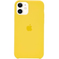 Чехол Silicone Case (AA) для Apple iPhone 11 (6.1'') Желтый (2808)