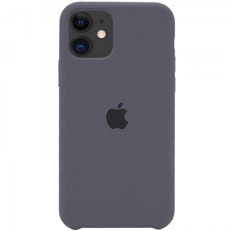 Чехол Silicone Case (AA) для Apple iPhone 11 (6.1'') Сірий (2823)