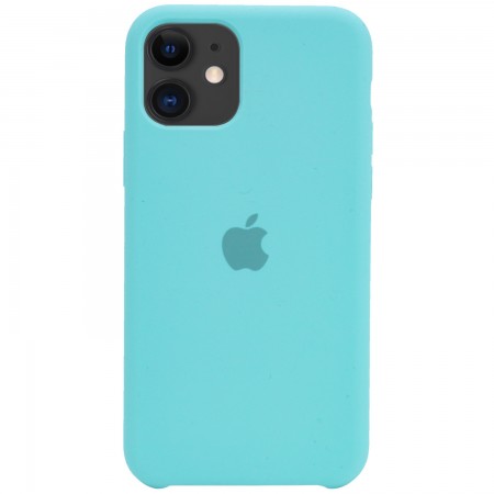 Чехол Silicone Case (AA) для Apple iPhone 11 (6.1'') Бирюзовый (2814)