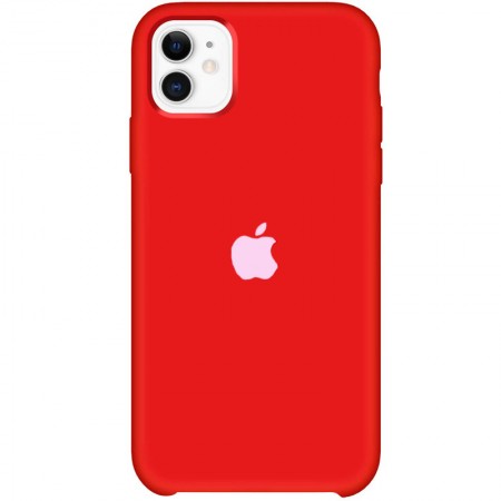 Чехол Silicone Case (AA) для Apple iPhone 11 (6.1'') Красный (17167)