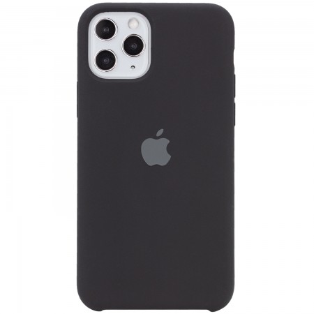 Чехол Silicone Case (AA) для Apple iPhone 11 Pro (5.8'') Черный (2860)