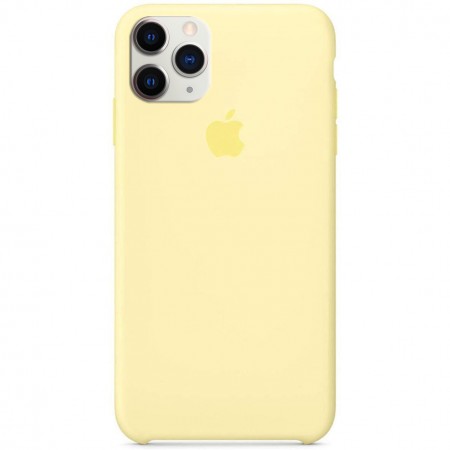 Чехол Silicone Case (AA) для Apple iPhone 11 Pro (5.8'') Желтый (2861)