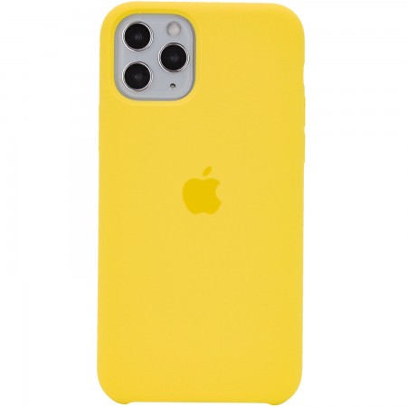 Чехол Silicone Case (AA) для Apple iPhone 11 Pro (5.8'') Жовтий (2863)