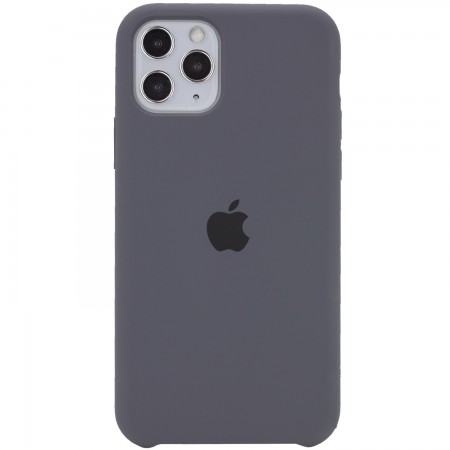 Чехол Silicone Case (AA) для Apple iPhone 11 Pro (5.8'') Серый (12296)