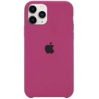 Чехол Silicone Case (AA) для Apple iPhone 11 Pro (5.8'') Малиновый (2862)