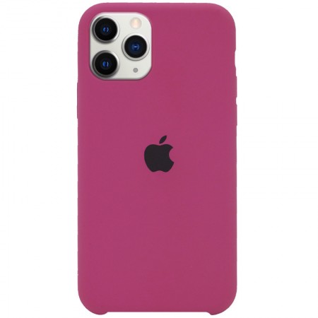 Чехол Silicone Case (AA) для Apple iPhone 11 Pro (5.8'') Малиновий (2862)