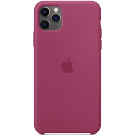 Чехол Silicone Case (AA) для Apple iPhone 11 Pro (5.8'') Малиновий (2893)