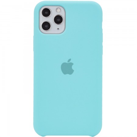 Чехол Silicone Case (AA) для Apple iPhone 11 Pro Max (6.5'') Бирюзовый (23649)