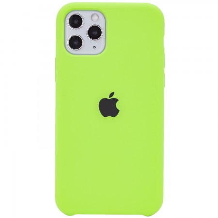 Чехол Silicone Case (AA) для Apple iPhone 11 Pro Max (6.5'') Зелёный (17287)