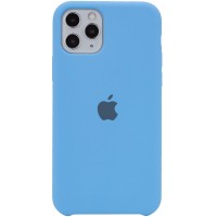Чехол Silicone Case (AA) для Apple iPhone 11 Pro Max (6.5'') Голубой (2906)