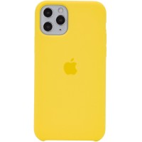 Чехол Silicone Case (AA) для Apple iPhone 11 Pro Max (6.5'') Желтый (2915)