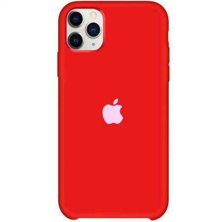 Чехол Silicone Case (AA) для Apple iPhone 11 Pro Max (6.5'') Червоний (17173)
