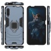 Ударопрочный чехол Transformer Ring for Magnet для Huawei P Smart Pro /Honor 9X (China) Сірий (29659)