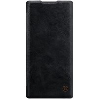 Кожаный чехол книжка G-Case Vintage Business Series для Samsung Galaxy Note 10 Черный (2952)