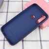 Чехол Silicone Cover Full Protective (AA) для Xiaomi Redmi Note 8 Синий (2957)