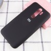 Чехол Silicone Cover Full Protective (AA) для Xiaomi Redmi Note 8 Pro Черный (18445)