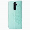 Кожаный чехол (книжка) Art Case с визитницей для Xiaomi Redmi Note 8 Pro Бірюзовий (29030)