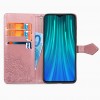 Кожаный чехол (книжка) Art Case с визитницей для Xiaomi Redmi Note 8 Pro Розовый (29029)