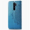 Кожаный чехол (книжка) Art Case с визитницей для Xiaomi Redmi Note 8 Pro Синій (29028)