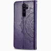 Кожаный чехол (книжка) Art Case с визитницей для Xiaomi Redmi Note 8 Pro Фіолетовий (29027)