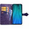 Кожаный чехол (книжка) Art Case с визитницей для Xiaomi Redmi Note 8 Pro Фиолетовый (29027)