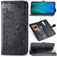 Кожаный чехол (книжка) Art Case с визитницей для Xiaomi Redmi Note 8 Pro Черный (29026)