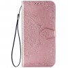 Кожаный чехол (книжка) Art Case с визитницей для Samsung Galaxy A10s Рожевий (13145)