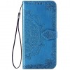Кожаный чехол (книжка) Art Case с визитницей для Samsung Galaxy A10s Синій (13143)
