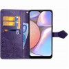 Кожаный чехол (книжка) Art Case с визитницей для Samsung Galaxy A10s Фіолетовий (13142)
