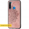 TPU+Textile чехол Mandala с 3D тиснением для Xiaomi Redmi Note 8 Розовый (2973)