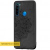 TPU+Textile чехол Mandala с 3D тиснением для Xiaomi Redmi Note 8 Черный (2976)