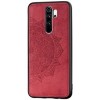 TPU+Textile чехол Mandala с 3D тиснением для Xiaomi Redmi Note 8 Pro Червоний (2982)