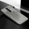 TPU+Textile чехол Mandala с 3D тиснением для Xiaomi Redmi Note 8 Pro Сірий (2980)