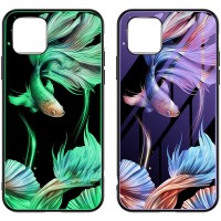 TPU+Glass чехол светящийся в темноте для Apple iPhone 11 Pro (5.8'') З малюнком (29979)