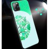 TPU+Glass чехол светящийся в темноте для Apple iPhone 11 Pro Max (6.5'') С рисунком (12312)