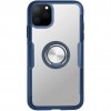 TPU+PC чехол Deen CrystalRing под магнитный держатель для Apple iPhone 11 Pro (5.8'') Синій (3016)