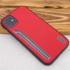 TPU чехол SHENGO Textile series для Apple iPhone 11 (6.1'') Червоний (3022)