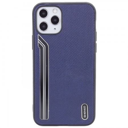 TPU чехол SHENGO Textile series для Apple iPhone 11 Pro (5.8'') Синій (3025)