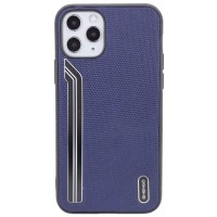 TPU чехол SHENGO Textile series для Apple iPhone 11 Pro Max (6.5'') Синій (3030)