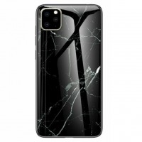 TPU+Glass чехол Luxury Marble для Apple iPhone 11 Pro (5.8'') Черный (3044)