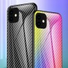 TPU+Glass чехол Twist для Apple iPhone 11 (6.1'') Бузковий (3048)